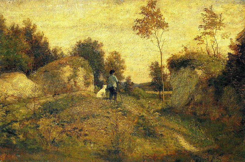 William Morris Hunt Landscape oil painting image